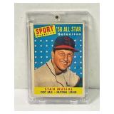 1959 Topps Baseball Stan Musial All Star St Louis