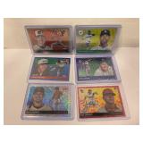 Lot of (6) 2025 Topps Chrome Platinum Anniversary