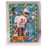 1986 Topps Football Jerry Rice ROOKIE CARD #161