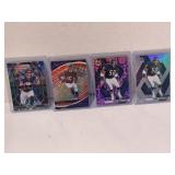 Lot of (4) Chicago Bears Insert/Parallel/ Number