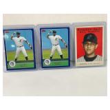 Lot of (3) Miguel Cabrera Prospect Rookie Cards