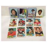 Lot of (53) 1975 Topps Football Cards W/ Stars