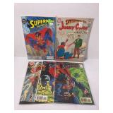Lot of (5) VIntage Superman Comic Books DC Comic