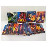Lot of (100+) 1994 Marvel Masterpieces Trading