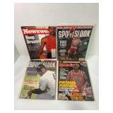 Lot of (4) Michael Jordan Chicago Bulls Magazine