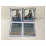 Lot of (4) 1988 Topps Football Bo Jackson ROOKIE
