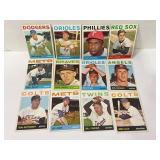 Lot of (20) 1964 Topps Baseball Cards