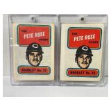 Lot of (2) 1970 Topps The Pete Rose Story in Mags