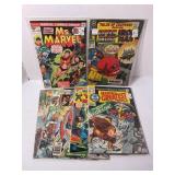 Lot of (7) Vintage Comic Books Captain America,