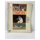 1975 Detroit Tigers Scorebook & Official Program