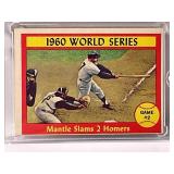 1961 Topps Baseball Mickey Mantle World Series C