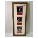 Framed lot of (3) Jumbo Upper Deck Memorable