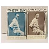 Lot of (2) Lou Gehrig Baseball