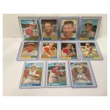 Lot of (12) Toploaded Cincinnati Reds 1960