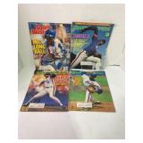 Lot of (4) New York Mets Sports Illustrated Maga