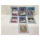 (7) Card Vintage Roger Clemens Lot Including