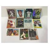 Lot of (12) Hank Aaron insert Baseball Cards