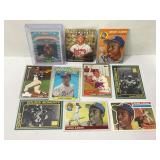Lot of (12) Hank Aaron Insert Baseball Cards