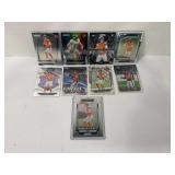 Lot of (9) Bo Nix ROOKIE CARDS Denver Broncos