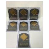 Lot of (7) 2002 Fleer Fall Classics HOF Numbered