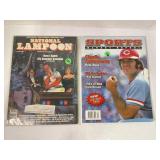 Lot of (2) Cincinnati Reds Pete Rose Rare Cover