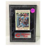 Wall Plaque W/ Pete Rose Record Breaker Topps