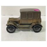 Vintage Bronze Coin bank advertiser 1st national