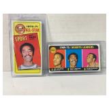 Lot of (2) 1970-71 & 1971-72 Walt Frazier Topps