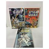 Lot of (3) Vintage Star Wars Comic Books Marvel