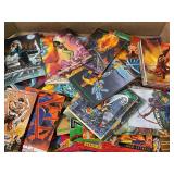Box of 1991, 1992, & 1993 Marvel Comic Trading C