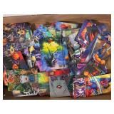 Box Full of Vintage Marvel Trading Cards 1990