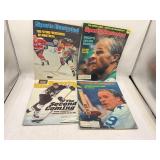 Lot of (4) Sports Illustrated Hockey Magazines G