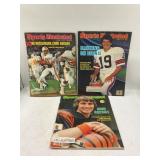 Lot of (3) 1st Issue Cover Sports Illustrated Ci