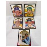 Lot of (7) 1985 Jumbo Donruss Diamond Kings Ripkin