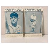 Lot of (2) Honus Wagner & Al Kaline  Baseball