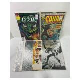 Lot of (6) VIntage Comic Books Conan The Baarbar
