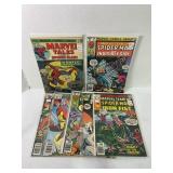 Lot of (8) Spiderman Vintage Comic Books Marvel