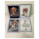 Lot of (4) Arch Manning Custom Football Cards Un