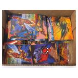 Box of 150+ 1997 Marvel Fleer Spiderman Trading