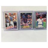 Lot of (3) Vintage Ryne Sandberg Baseball Cards