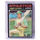 1971 Topps Reggie Jackson Baseball Card Oakland