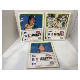 Lot of (3) 1988 SEALED MLB Topps Dual Pocket Fol