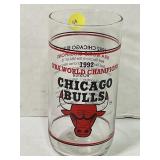 1992 Chicago Bulls NBA World Champions Glass