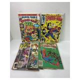 Lot of (10) Vintage Spiderman Comic Books Marvel