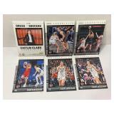 Lot of (10) Caitlin Clark Panini Chronicled Basket