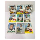 Lot of (9) 1996 Topps Willie Mays San Francisco