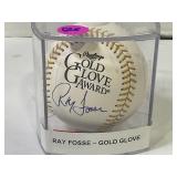 Ray Fosse Gold Glove OMLB AUTOGRAPHED Baseball R