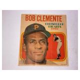1970 Topps Bob Clemente Vintage Poster