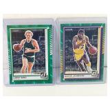 Lot of (2) 2025-26 Donruss Basketball Green Lazer