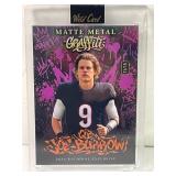 2026 Wildcard Cincinnati Bengals Joe Burrow Matte